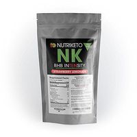 NutriKeto BHB Intensity - Strawberry Lemonade - 10g BHB per Serving - Ketogenic Diet - Exogenous Ketones - Caffeine Free