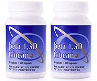 Transfer Point Beta 1, 3D Glucan 500mg - 85% Minimum Glucan Purity Rating; for Optimized Immune System Response - 120 Caps