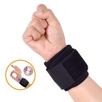 2 PCS Wrist Brace Wrist Compression Strap Sport Wrist Support for Working Out Sport Weightlifting Relief Relief Arthritis, Tendonitis, Sprains - Ergonomic Wrist Guard