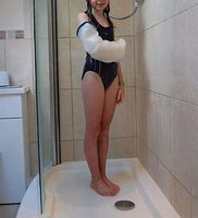 Kids Arm Cast Cover for Shower Child Full Arm Cast Shower Protecor, Waterproof Seal Tight Cast Shower Bag for Kids Arm Cast, Surgery and Wound