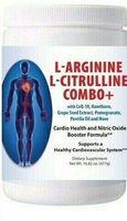 Cardio Heart Health Supplement Powder L-Arginine with L-Citrulline Combo Tart Cherry Flavor 16 Oz. (Arginine 5000 mg - Citrulline 1000 mg)