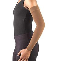 Ames Walker AW Style 716 Lymphedema Armsleeve w SoftTop 20 30 mmHg Medium Brown Manage Edema Swelling Post Mastectomy Conditions Comfortable Fabric