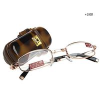 CHBC Fashion Unisex Foldable Reading Glasses +1 +1.5 +2 +2.5 +3 +3.5 +4.0 Full Frame (+4.00)