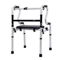 Folding Walker Aluminum Alloy with Wheels for Elderly, Seniors, Handicap, Disabled Max Bearing Weight 180kg(400 Lbs)
