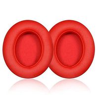 Bestdealing Red Ear Pads Replacement Earpads for Beats Studio 2 Wired/Wireless Headphones and 3 Wireless Headphones, Beats Studio 2/3 Ear Cushion (Not fit Solo2)
