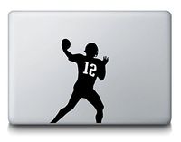 Patriots Quarterback Tom Brady NFL Football Sports Sticker Decal MacBook, Air, Pro All Models