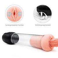 Men's Waterproof Smart Oral Automatic Cup Sucking Moaning Sèx Machine for Men Piston Strocker Sleeve Cup Toys with Multi Modes - Oral Automatic Cup Tshirt