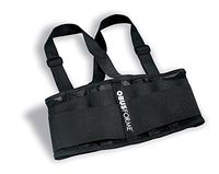 ObusForme Large/X-Large Back Belt With Suspenders, Engineered For The Human Body, Designed To Promote Proper Posture and Body Mechanics During Sports and Activities, Black, For Both Men and Women