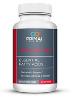 Primal Labs DuOmega 3&7 Fish Oil Supplement with Omega 3 Fatty Acid Fish Oil, EPA, DHA and Palmitoleic Acid for Support of Healthy Cholesterol; 90 Count