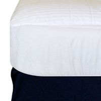 Dry Defender Sateen Cotton Top Waterproof Mattress Pad - Queen Size