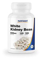 Nutricost White Kidney Beans Capsules 650mg 120 Capsules - Veggie Caps, Gluten Free and Non-GMO