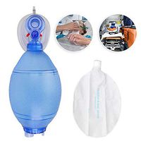 Huairdum Breathing Apparatus, Simple Effective Breathing Device Transparent PVC Adult Manual Rebreathing Tool with Balloon Tube Reservoir Bag𝐌𝐀𝐒𝐊𝐒