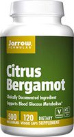 Jarrow Formulas Citrus Bergamot, Supports Blood Glucose Metabolism, 500 Mg, 120 Veggie Caps