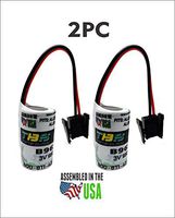 2PC B9650T Allen Bradley 1747-BA,1769-BA Replacement Battery Fedco B9650T
