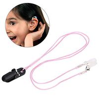 Yosoo Hearing Aid Anti-Lost Rope Plastic Practical Lanya rd Fixation Cord Protection Rope Sound Amplifier Ear Aids Children (Pink)