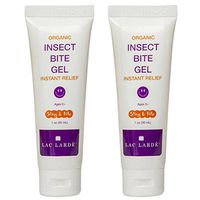 Lac Larde Insect BITE Sting Itch Relief Gel for use After Mosquito Bite, Bug Bite, SCRAPES and Bruises All Natural & Organic Pocket Size for Instant Relief Itch and Pain - Set of 2 Tubes