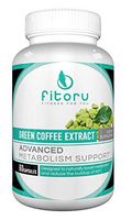 Fitoru Premium Green Coffee Bean Extract - 100% Natural and GMO Free with All-New Metabolism and Fat Loss Blend