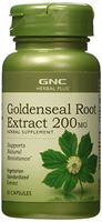 GNC Herbal Plus Goldenseal Root Extract 200mg, 50 Capsules, Supports Natural Resistance