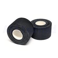 15yd Premium Athletic Trainer's Tape - 1.5" Black Athletic Tape Ankles New - Ideal for First Aid Kit and Sporting First Aid Kit (2)