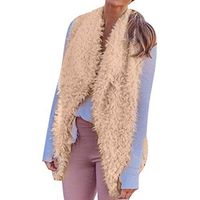 Ladies Winter Solid Warm Faux Coat Sleeveless Vest Solid Casual Waistcoat Outerwear for Women by Drfoytg