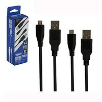 KMD 10' Controller USB Charge Cable Dual Pack, PlayStation 4