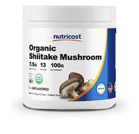 Nutricost Organic Shiitake Mushroom Powder 100 Grams - Gluten Free, Non-GMO
