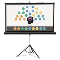 QRT85567 - Wide Format Tripod Base Projection Screen
