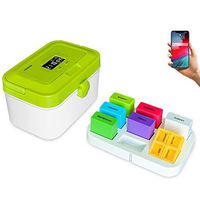 DISONCARE Medication Reminder Pill Organizer Pill Dispenser Medication Records Tracking