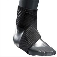 Adjustable Ankle Support Breathable Compression Ankle Support Brace Sleeve Bandage Straps for Knee Elbow Wrist Shin Ankle Hand Support Injury Socks Sports (Black)