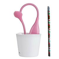 LED Night Light Pen Holder - Monkey Climbing Entertaint Platform for Little Baby Monkey Toy by Handyulong - Pink