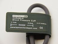 Durable Reusable Neonate Blood Pressure Cuffs Availabe in 5 Size , Also Good for Veterinary Use (Size 2 (4.2-7.1cm) (1.7-2.8 inch))