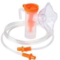 LWQ Disposable Oxygen Mask, Inhaler Face Shield Medicine Compressor Nebulizer Cup Mouthpieces Medical Masks Machine for Adult Kids