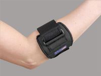 Florida Orthopedics 19-602: SAFE-T-SPORT NEOPRENE TENNIS ELBOW STRAP WITH LOOP LOCK, Navy - Small