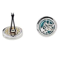 Fabal 10 Style Stainless Car Air Vent Freshener Essential Oil Diffuser (C)