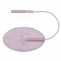 3B Scientific W63207 Comfort-Stim Elite Tan Spunlace Electrodes, 2.5" Length x 1.5" Width