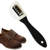 QJSDM Brush Cleaning Tools Black Nubuck Boot S Shape Shoes Cleaning Brush 3 Side 5PC for Suede Shoe Cleaner