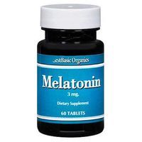 Basic Organics Melatonin 3 mg Tablets - 60 ct, Pack of 5