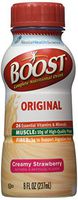 Boost Complete Nutritional Drink, Creamy Strawberry, 8 Ounces Each (Pack of 6)