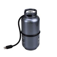 MKDMiD Gas Cans Bank Power Charger,Mini 10000mah Power Bank,Cell Phone Tablet Charger Cable Pack Phone Bank Power,Fashion Innovative Gift for Travel Camping Hiking Outdoor (Silver)