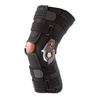 Breg Recover Knee Brace, Long, Airmesh, Open Back, Wraparound (Large)