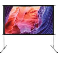 GPX PJS709 Indoor/Outdoor Projection Screen (70 Inch), Black