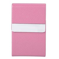 Cigarette Case, Cigarette Storage Organizer, Fashionable Cigar Cigarette Case Tobacco Lighter Holder PU Leather Storage Box(Burgundy)