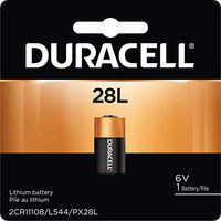 Duracell - 28L 6V Ultra Lithium Photo Size Battery - long lasting battery - 1 count