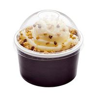 200-CT Disposable Clear Dome Lid for 12-OZ Coppetta Extra Large Hot and Cold To Go Cups: Perfect for Cafes - Eco-Friendly Recyclable Plastic Ice Cream Cup Lid - Restaurantware
