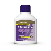 GoodSense ClearLax, Polyethylene Glycol 3350 Powder for Solution, Osmotic Laxative and Stool Softener for Constipation Relief, 17.9 Ounce