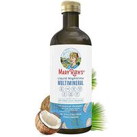 Glass Bottle Liquid Sleep Multimineral by MaryRuth's (Coconut) Vegan Vitamins, Minerals, Magnesium, Calcium & MSM | Natural Sleep & Stress Aid | Muscle Relaxation | NO Melatonin | Non-GMO 0 Sugar
