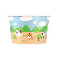 Karat C-KDP8 8 oz. Food Container - Safari (Case of 1000)