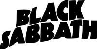 Black Sabbath Band - Vinyl 6" wide (Color BLACK) decal laptop tablet skateboard car windows sticke