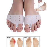 DNNAL Bunion Splints Forefoot Pad Thumb Valgus Corrector Silica Gel Big Thumb Eversion Splitter