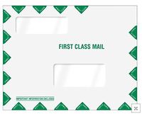 EGP Double Window Tax Organizer Mailing Envelope, Moisture Seal, Quantity 100, Size 9 x 11.5